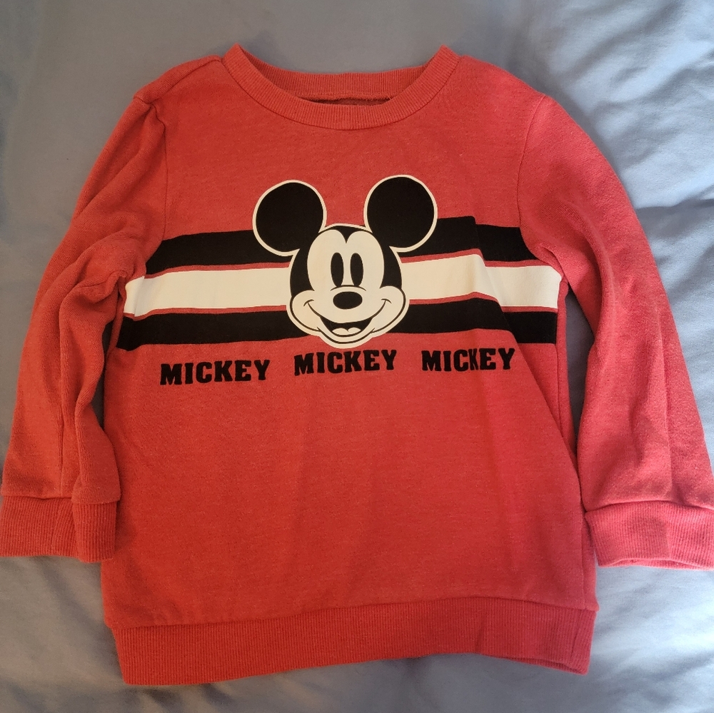 Disney Mickey Mouse Red Kids Sweatshirt 5T